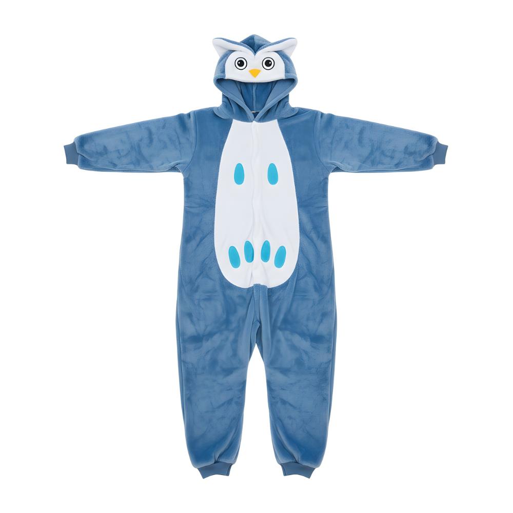 Piżama Onesie Kigurumi Kostium Przebranie Sowa Dzieci 135 - 145Cm