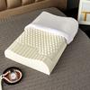 Natural Latex Pillow for Adults & Kids - Massage Neck Support Pillow Orthopedic Cervical Relief & Healthy Sleep Aid