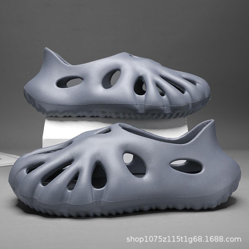 Men's hole shoes summer wear non-slip casual eva soft sole comfortable new versatile beach sandals