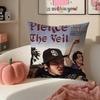 Dynamic Rock Band PPierce The Veil Cushion Cover Pillowcase Short Plush Invisible zipper Room Sofa Cushion Cover