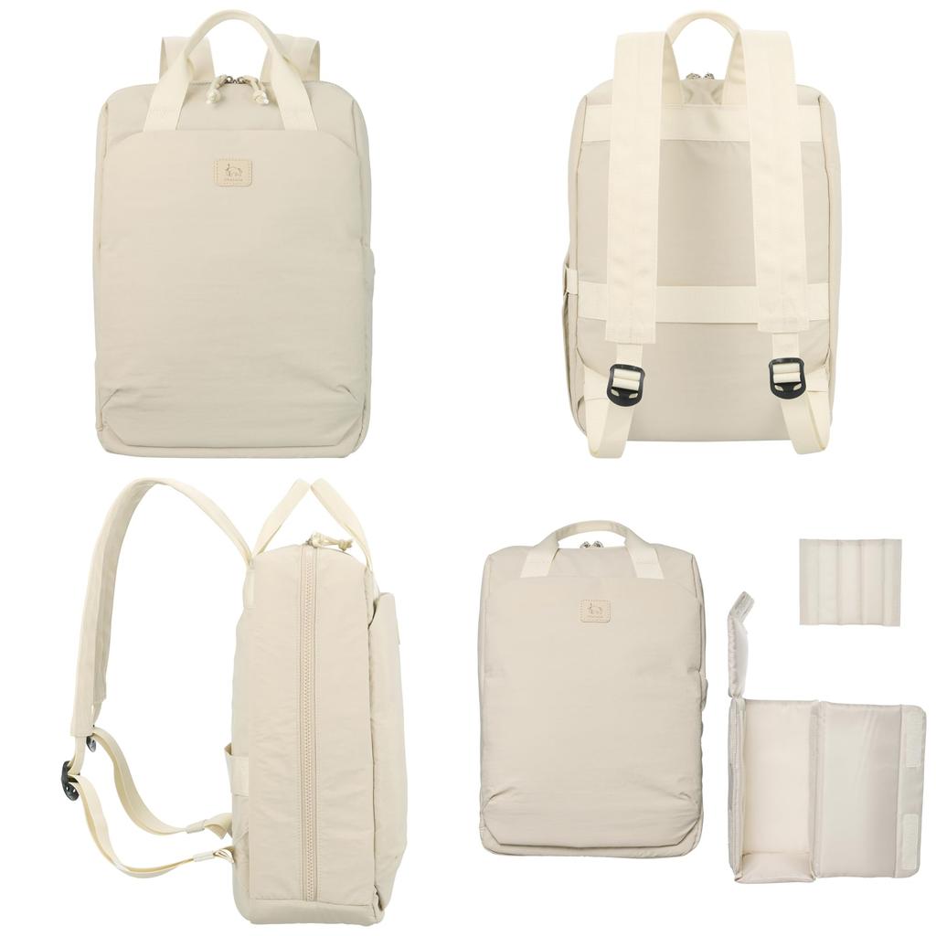 Hakuba Chululu Lumo Camera for Everyday with Inner Case and Side 4977187005387 Backpack, Beige, Use, Access, AMZSCH-LUBPBE