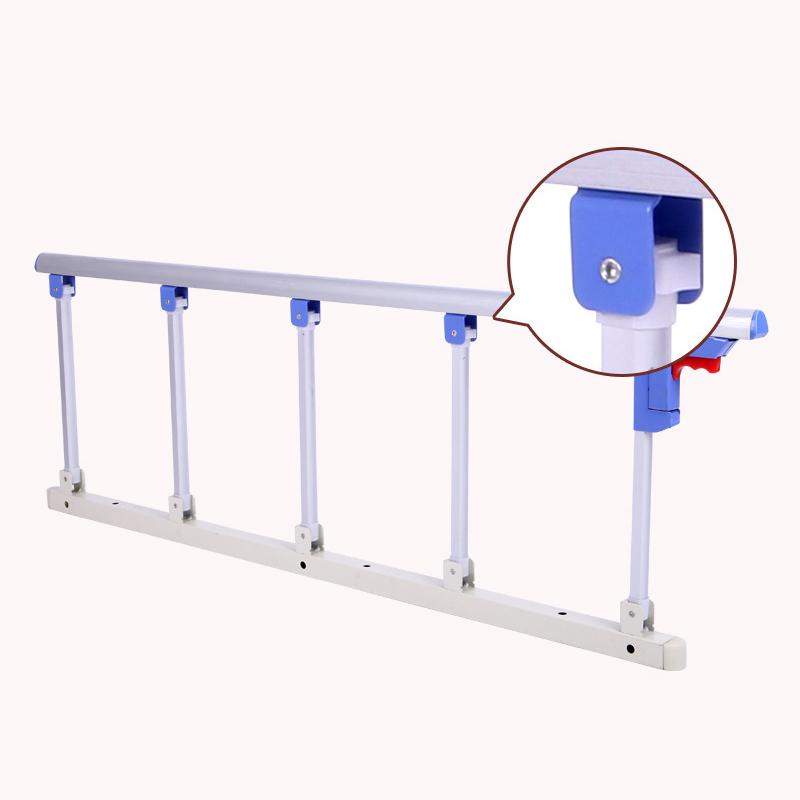 Bed Rail Guard 5 Gear Foldable Reinforced Universal Bedside Standing Rail Guard for Nursing Patient
