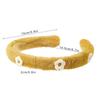 Plush Flower Headbands Solid Color Hairy Hairband New Faux FurHead Hoop