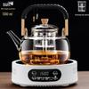 HANDUNYOU Heat-Resistant Glass Teapot with Ceramic Stove