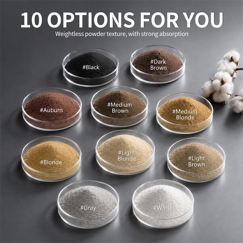 SEVICH Bottle 25g Hair Keratin Fibers Powder Hair Loss Treatment 10 Colors Hair Building Fibers Thickening Unisex