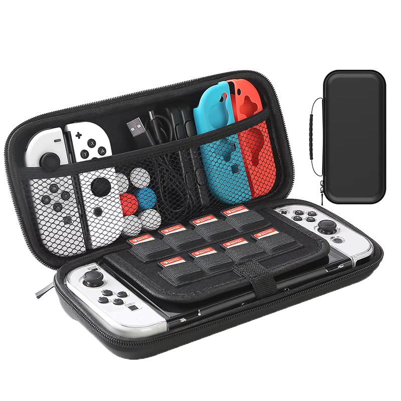 Travel EVA Hard Shell Portable Storage Bag Protective Handbag Carrying Case For Nintendo Switch 2/Nintendo OLED Model Accessory