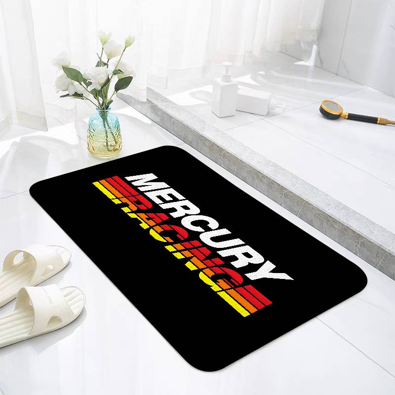 M-Mercury Racing Carpet Bathroom Anti-slip Mat Door Mat Home Decoration Mat Entrance Door Mat Scratch-resistant Door Mat