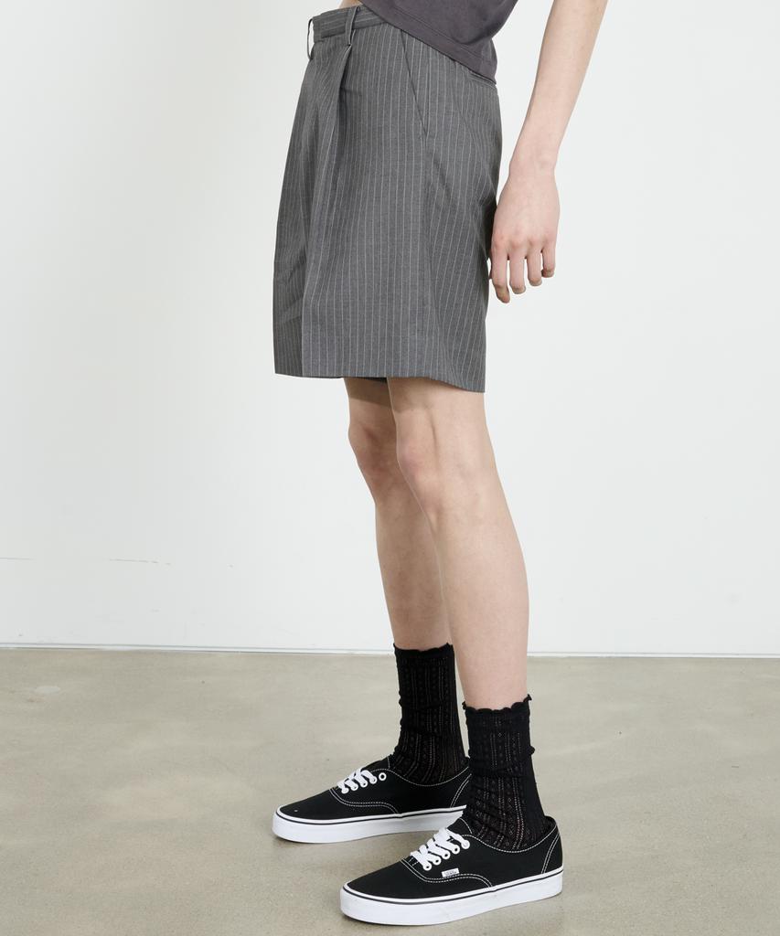 DUSTYWHITE Gray Pinstripe Shorts