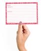 Inkdotpot Recipe Card 6x4 inch Single-Sided Recipe Design Cards Border Recipe Cards Wedding-Bridal Shower-Baby Shower- Pack of