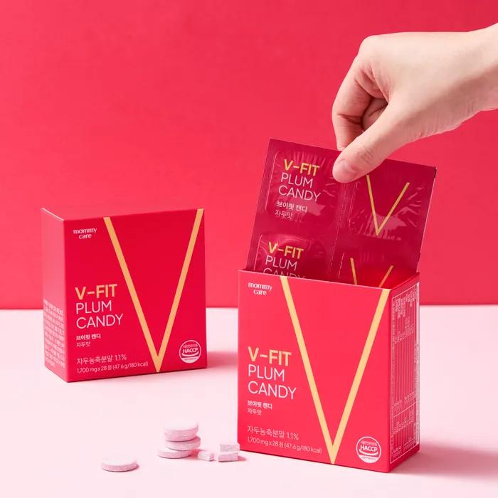 V-Fit Candy Plum Flavor 28-Day Supply (56 Pieces)