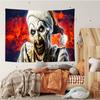 WHalloweensMovie TTerrifier Tapestry Customizable Tapestries Of Various Styleswall Hangings Celebrity Photo Printingwall