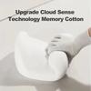 Car Neck Cushion Memory Foam Protective Lumbar Back Support Breathable Universal Car Headrest Pillow Car Supplies