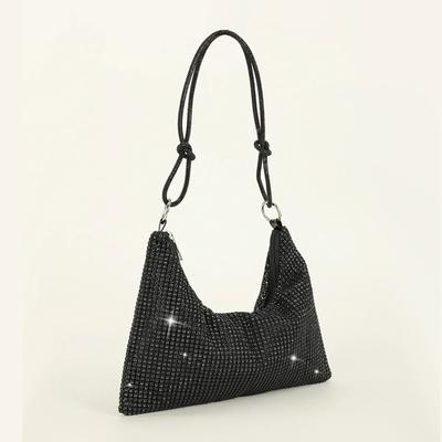 Fashion   Evening Clutch Bag Shiny Crystal Female Dinner Party Wedding Purses Handbag Designer Shoulder Underarm Bags