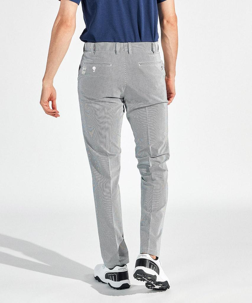 Golf Pants Soccer 2WAY Stretch Waist Free Striped Pattern Golf MG5SLP23M NV00 [Munsingwear] Men's (Navy)