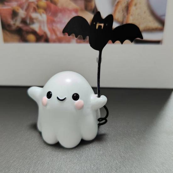 Halloweenská ozdoba Duchové Netopýři Vyřezávaná pryskyřičná soška Vodotěsná Halloweenská figurka Vnitřní Venkovní Dekorace