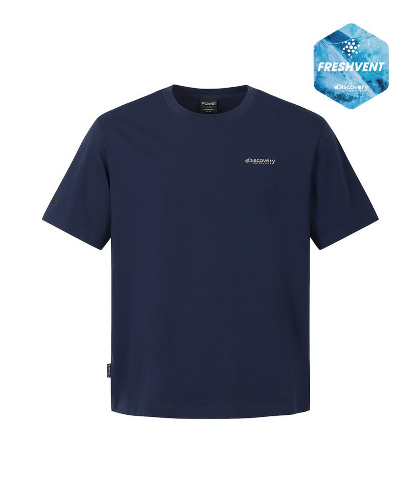 DISCOVERY EXPEDITION Uni Freshvent Resort Graphic Short Sleeve T-Shirt (D/Navy)