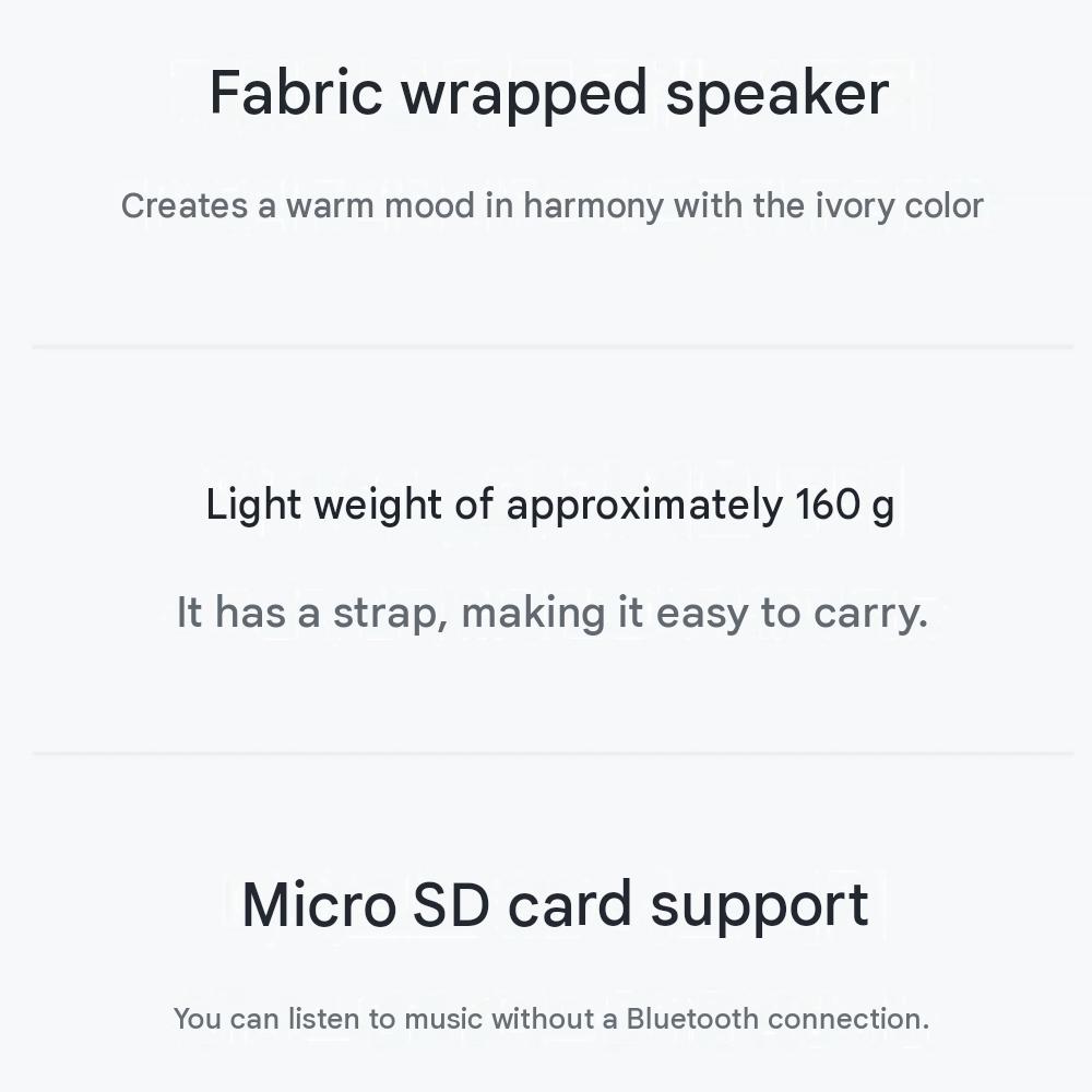 Bluetooth Square Portable Speaker 3W
