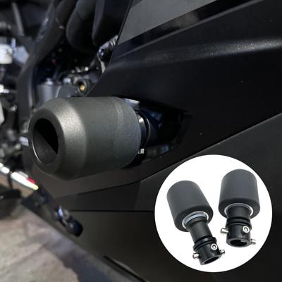 2Pcs Motorrad Rahmen Sliders Einfach zu Installieren Ersetzt Reparatur Teile Crash Bar Protector