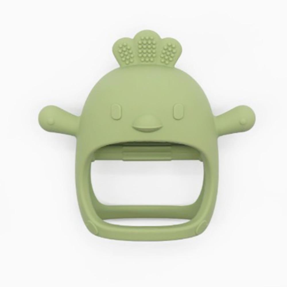 Anti-Drop Silicone Baby Teether Ergonomics Baby Soothing Teething Toy Gum Chewing Teether  Infant