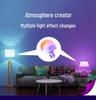 Rechargeable E27 Wireless Wall/Table Lamp with RGB & Three-Color Bulb, Remote & Touch Control