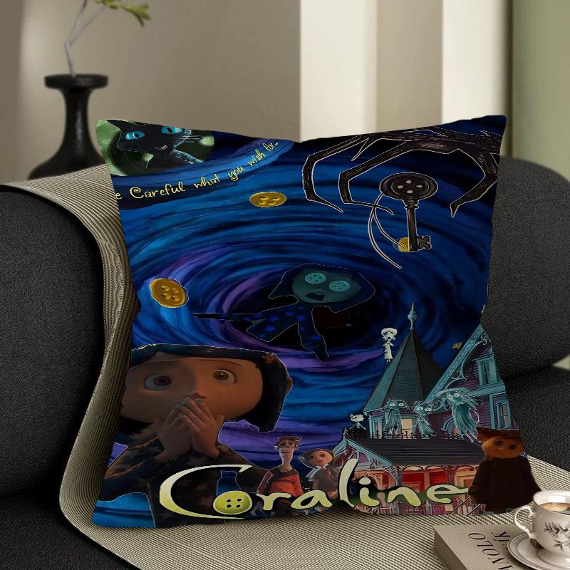 Coraline Cushion Cover 30x50 Polyester Sofa Cushions Decorative Throw Pillows Home Decoration Pillowcover