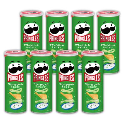 Pringles Kellogg Pringles Sour Cream & Onion M Can 105g X 8 Pieces