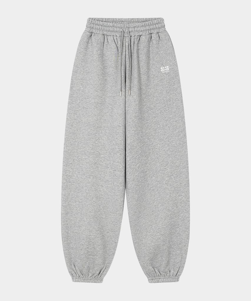KISYNING Downtown Over Jogger Pants (Melange Gray)