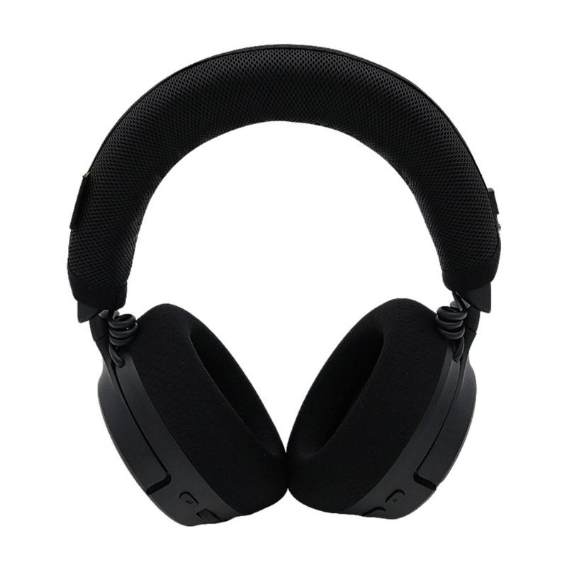 Universal Headphone Headband Protectors For KrakenV4 Headsets Soft Breathable Headbeam Sleeve Secure Zippers Closures