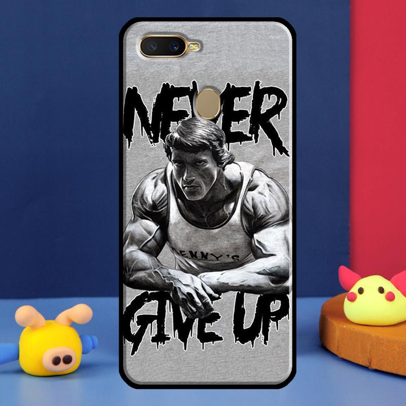Bodybuilding Gym Fitness Case For Oppo A98 A78 A58 A15 A16 A17 A5 A9 A91 A52 A72 A76 A96 A74 A94 A54 S A57 A77 Cover