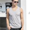 Men's Ice Silk Mesh Sleeveless Vest - Sweat-Absorbent, Loose Fit Fitness Shirt