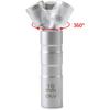 14mm&16mm Magnetic Swivel Spark Plug Socket, Thin Wall Magnetic Rotating 3/8" Drive 12 Point Standard Spark Plug Socket Removal Tool 360-degree