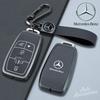 CQK1 Car Key Case Cover Protector Shell for Mercedes Benz E C S GLC Class E200 E400 E63 W213 S550 S560 C260 A200 Keychain Accessories