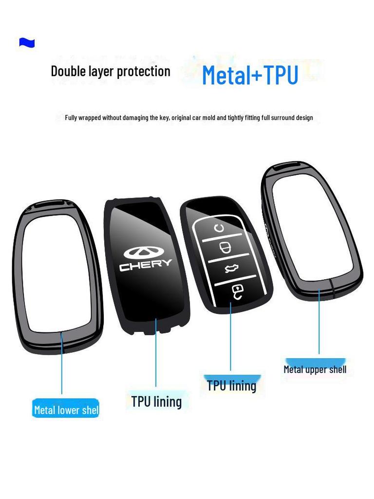 Chery Tiggo 8 Plus/Arrizo 5/Tiggo 3X/5X/09/Exploration 06 Key Cover and Car Bag Buckle