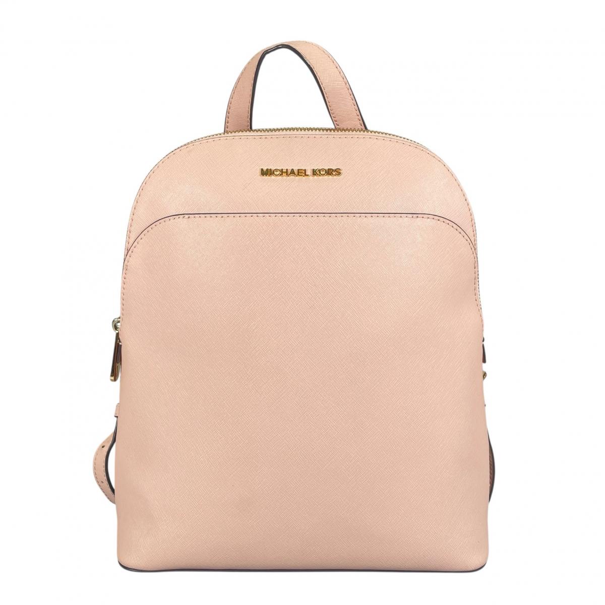 Michael Kors Safiano Emmy Backpack Â· Daypack Cowhide pink beige Women Used