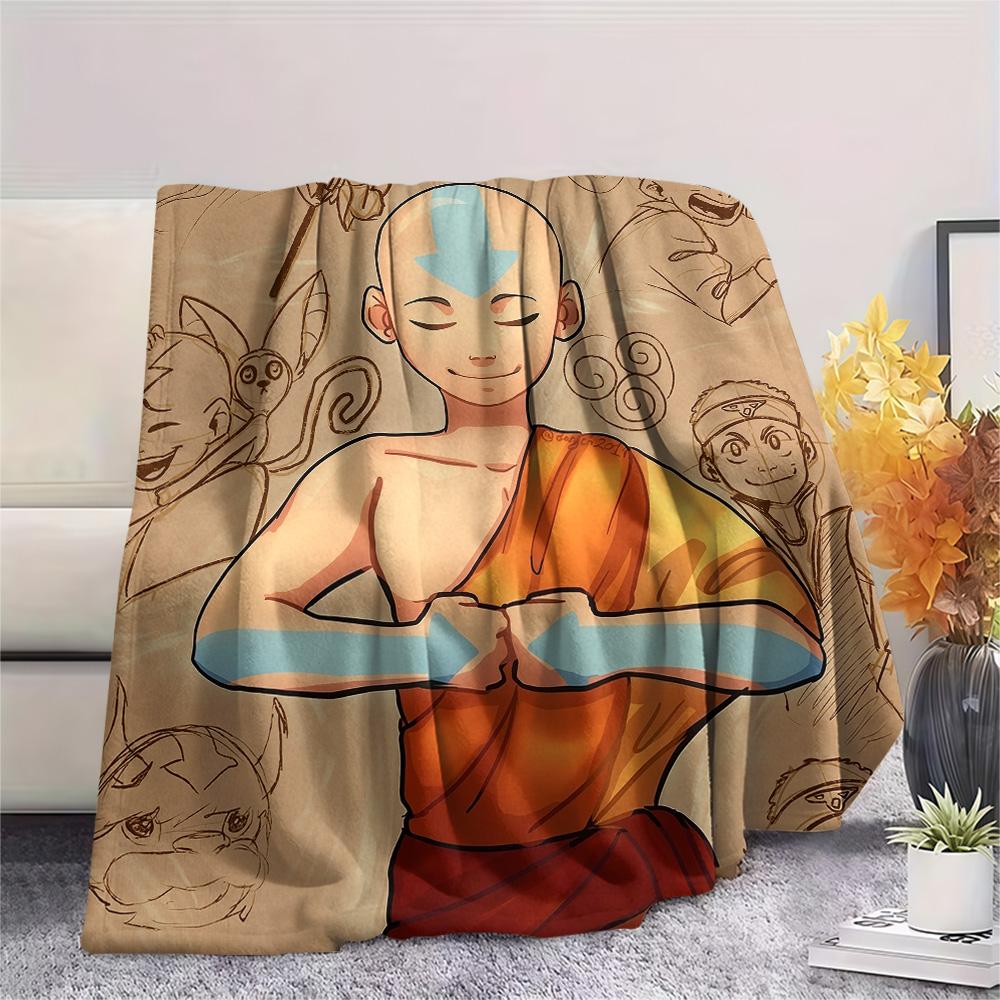 Avatar: The Last Airbender  Print Flannel Blanket, High Quality Comfortable for All Seasons, Home Decor, Warmth and Comfort