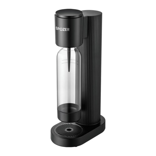 

SPOZER Carbonated Water Maker, Gas Cylinder Operated, Home Soda Maker, Compatible with 60L Screw-in Gas Cylinders, 1L Bottle, No Power Supply Required