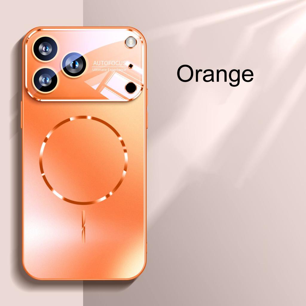 Matte AG Nano Hartschale Handyhülle Für iPhone 17 16 15 14 Pro Max Air Magnetisch Für Magsafe Kabelloses Laden Coque