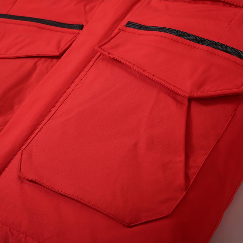 Übergröße 4XL-11XL Echter Pelzkragen Mode Winter Herren Daunenmantel Kapuze Lässig Locker Dick Warm Übergröße Oberbekleidung Herren Daunenjacken