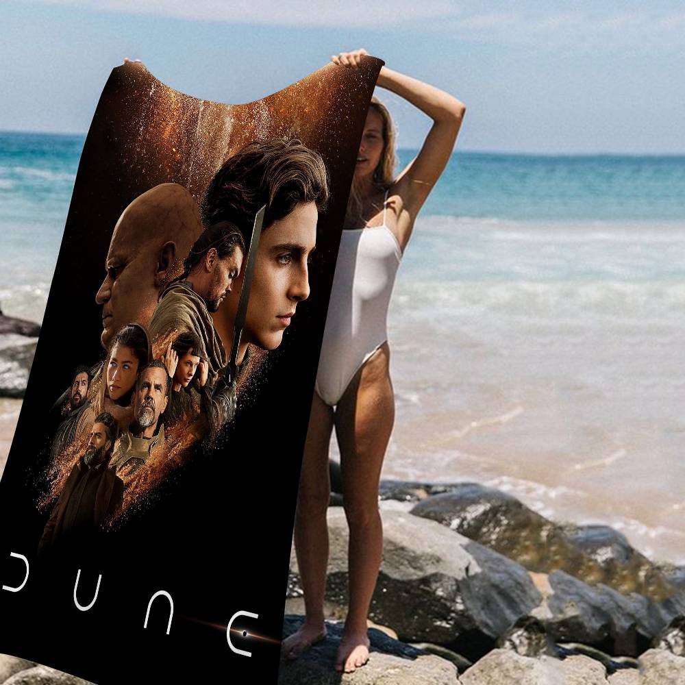 Science Fiction Movie D-Dune Big Microfiber Beach Towels Quick Dry Towel Sand Beach Towels Pool Towel For Travel Swim Pool Yoga