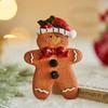 Retro Gingerbread Man Christmas Tree Ornaments: Cute Resin Refrigerator Magnets