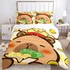 3pcs Anime Cartoon Design Bedding Set - Includes One Quilt Cover and Two Pillowcases (No Core) - Perfect for Bedroom and Guest Room Decorati