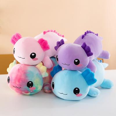 Peluche Axolotl Kawaii Super Douce Mignonne Salamandre Animal Peluche Peluche Oreiller Axolotl Décoration de Maison Cadeau de Noël pour Enfants