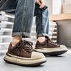 Men's Korean Version Thick Soled Sneakers Are Fashionable Simple Versatile Comfortable and Suitable for Daily Commuting