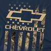 Chevrolet Unisex Adult Camo Flag T-Shirt