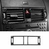 Real Carbon Fiber Middle Console Air Outlet Vent Trim For Benz C-Class 2007-2014