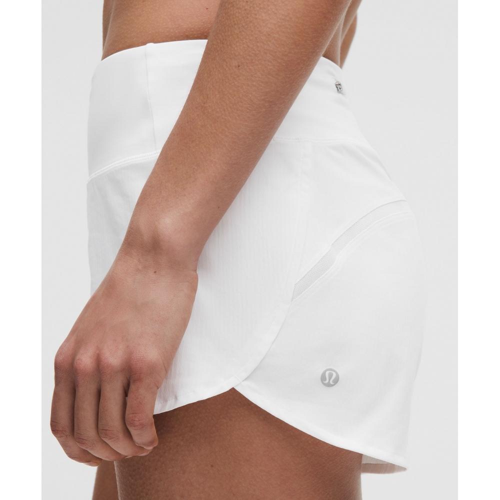 Lullulemon Speed Up High-Rise Shorts 2.5Inch Updated Wht