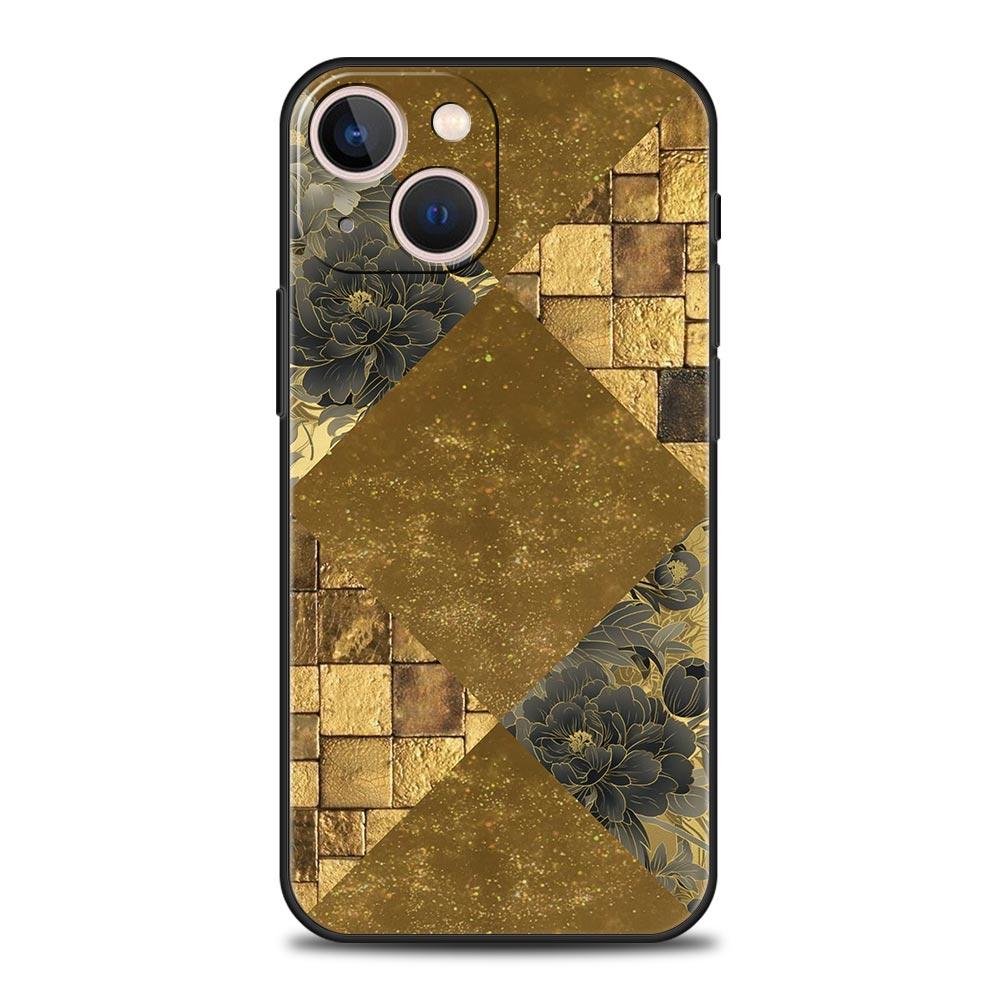 Luxury Vintage Wood Grain Pattern Phone Case Cover for iPhone 17 16 15 14 13 12 11 Pro Max 17 Air Plus Shockproof Soft TPU Shell