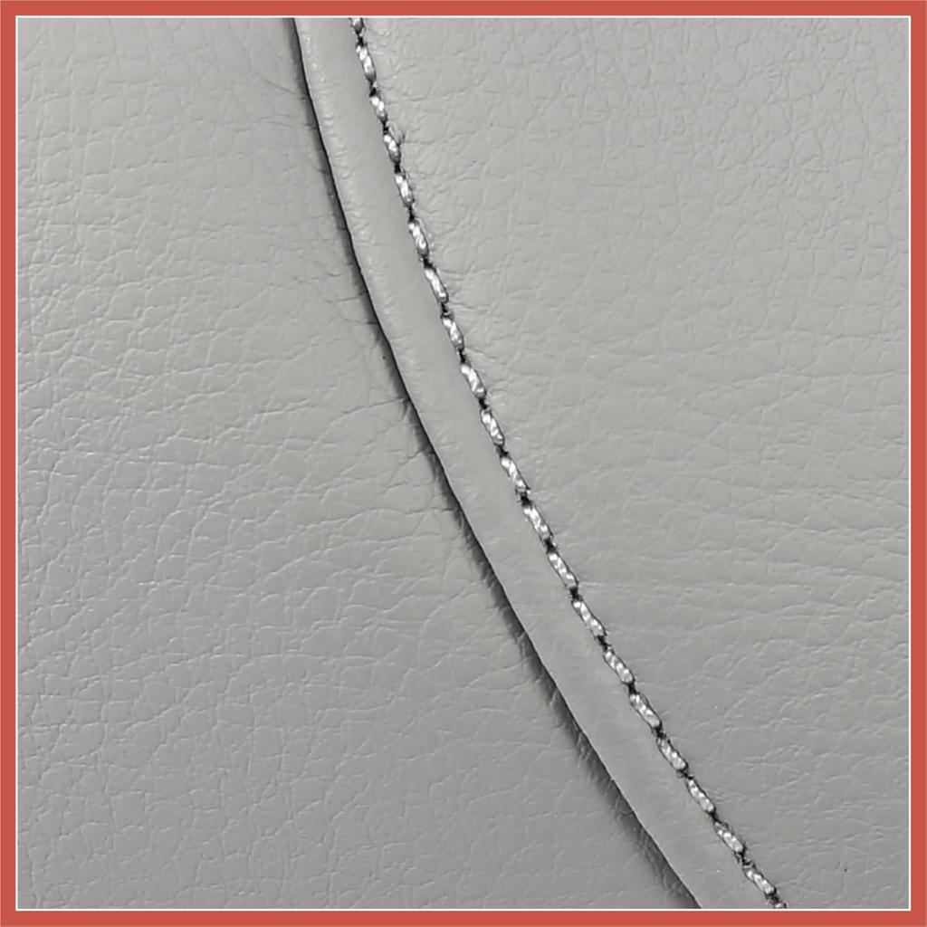 ACROPIX 1 Pair Car Front Seat Armrest Cover Replacement Microfiber Leather Gray for Toyota Sienna 2011-2017 Car Parts