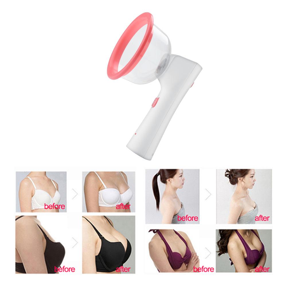 Electric Vacuum Cups Breast Enlargement Massager Breast Nipple Massager Bust Developer Care L