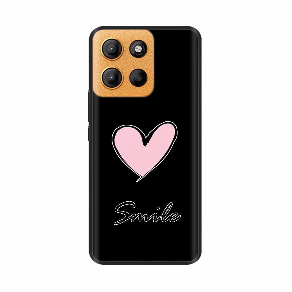 For Motorola G15 Case Cute Phone Case Funny Back Cover For Moto G15 Power Camera Protection Soft Original Liquid Silicone Cases